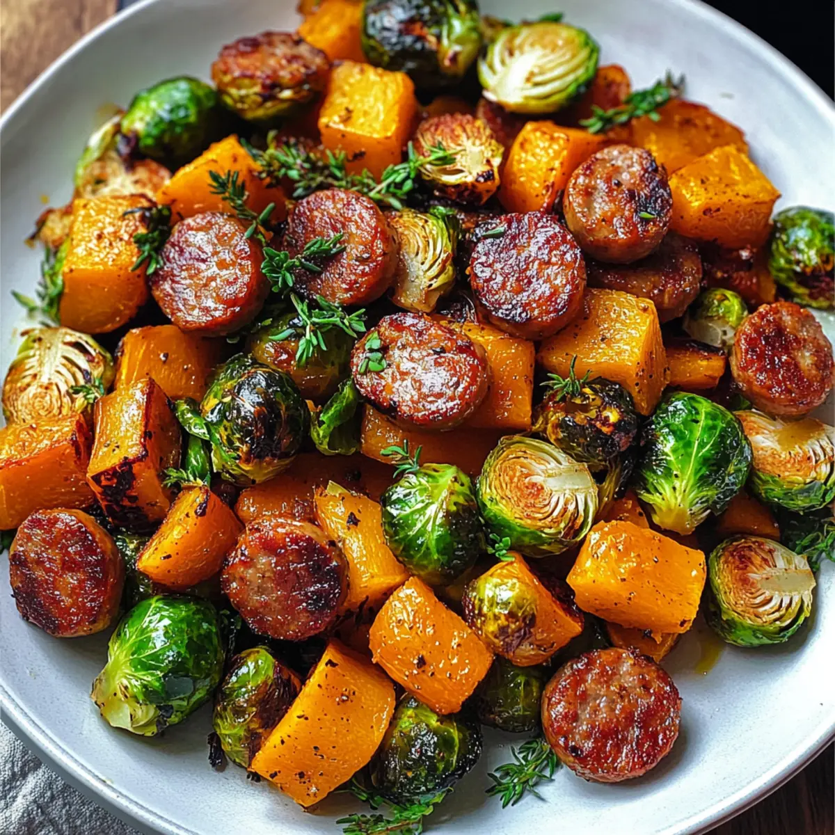 Autumn Sausage Dinner with Roasted Veggies gvj1lm