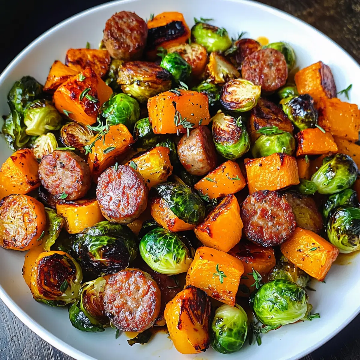 Autumn Sausage Dinner with Roasted Veggies ok9top