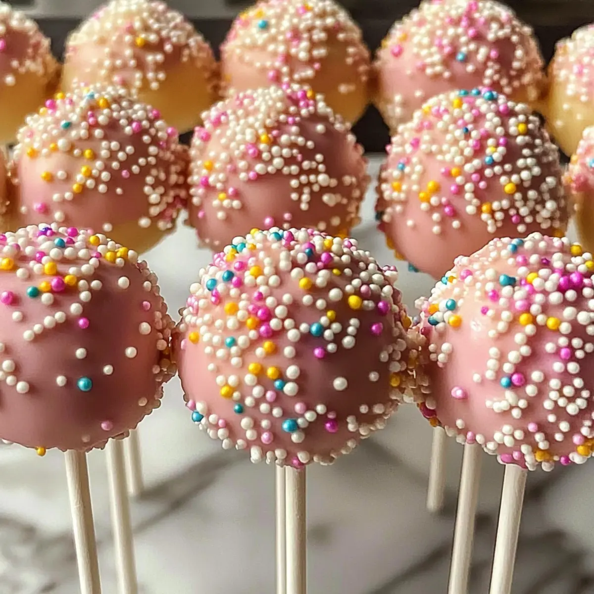 Birthday Cake Pops ojibue
