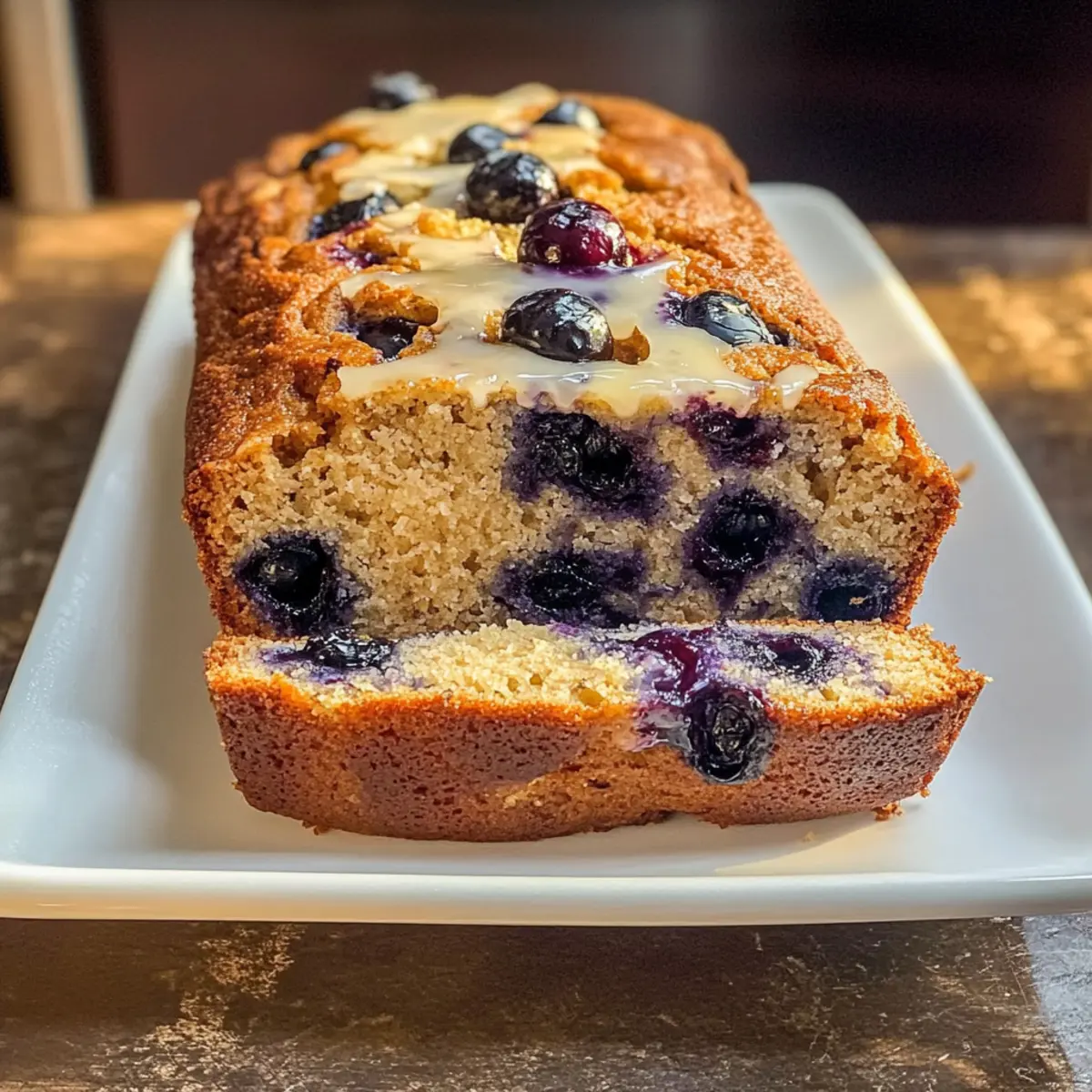 Blaubeer-Bananenbrot