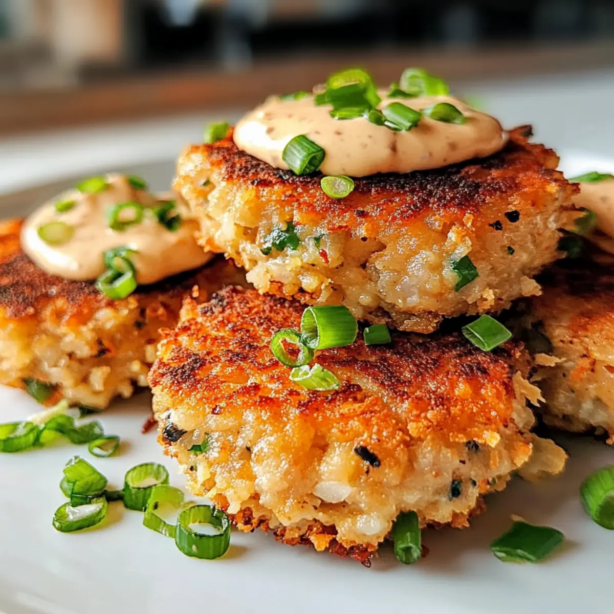 Bold Asian Style Tuna Cakes with Spicy Mayo lddne1