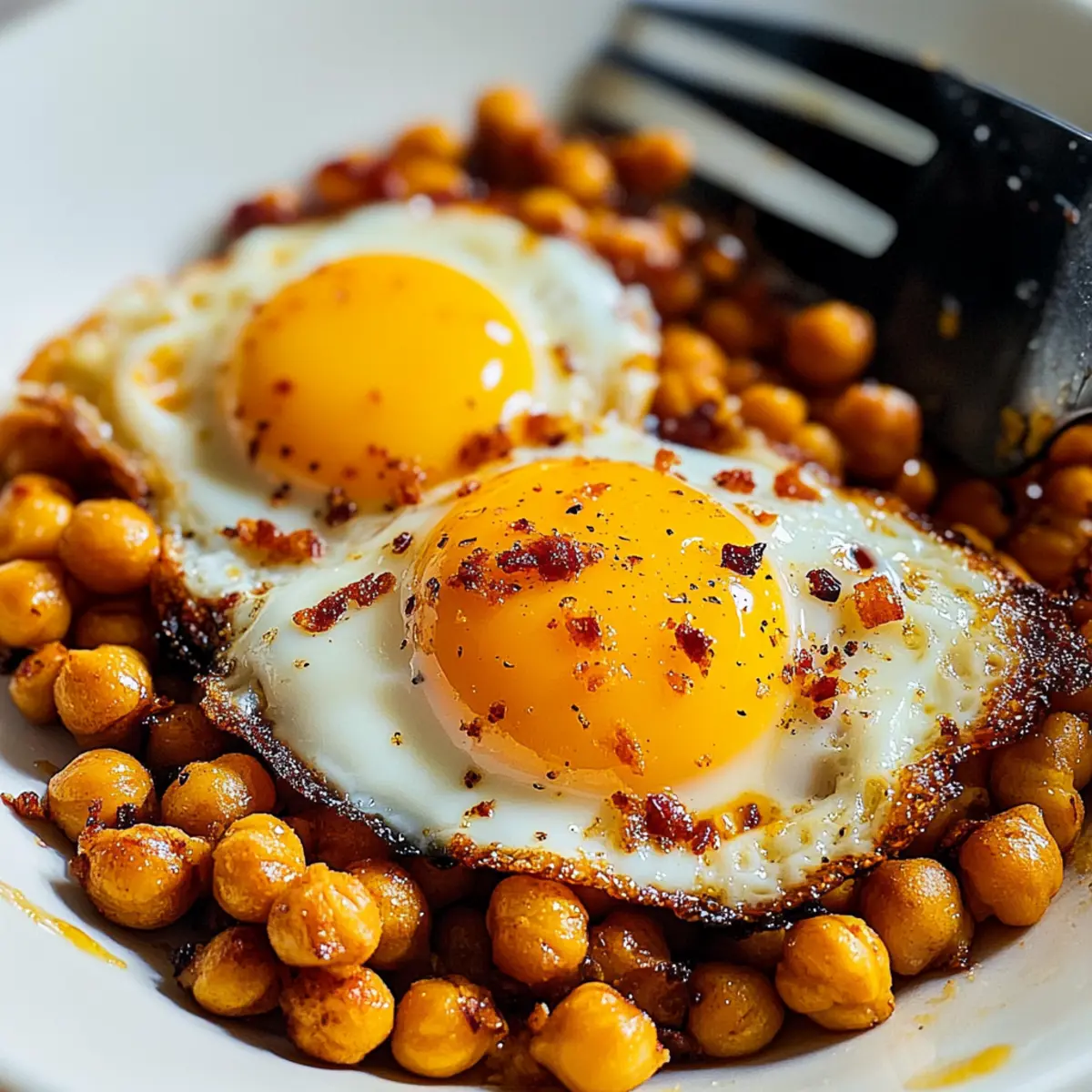 Kichererbsen Rühreier