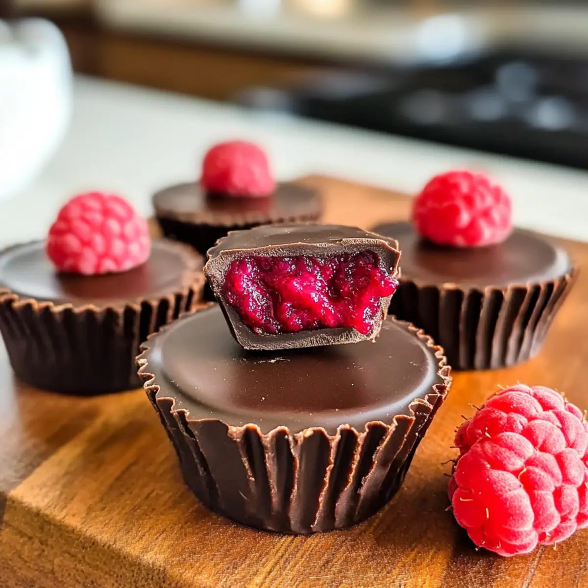 Chocolate Raspberry Cups j34vbd
