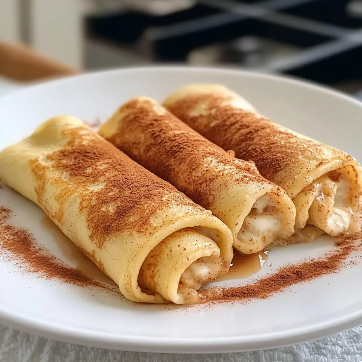 Zimtrolle Protein Crepes