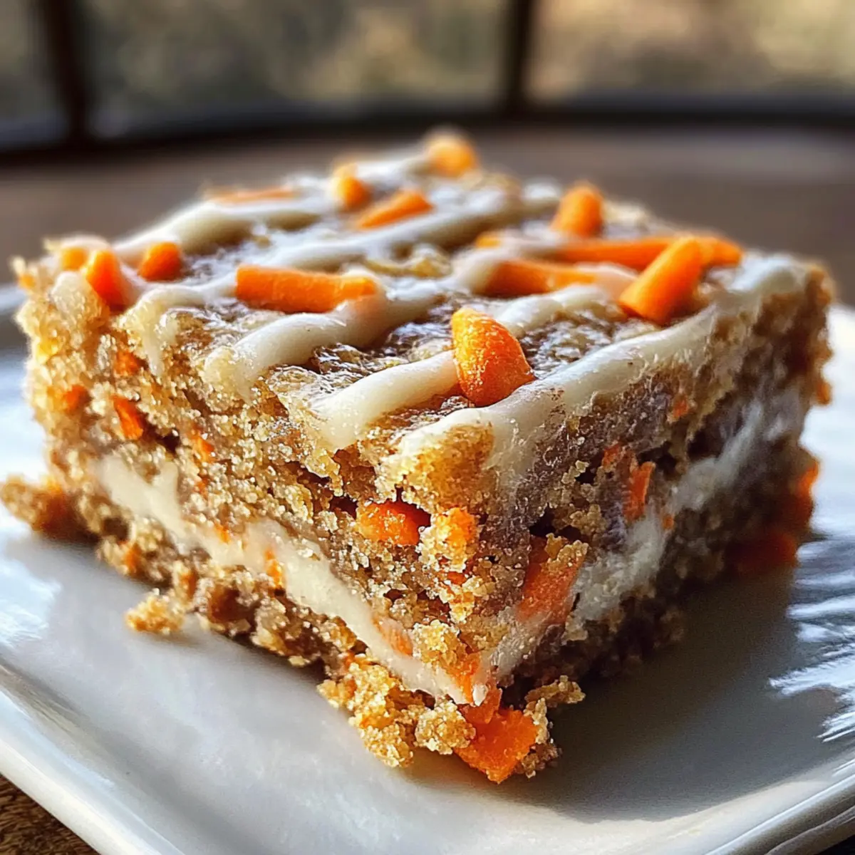 Cottage Cheese Carrot Cake Bars wrafca