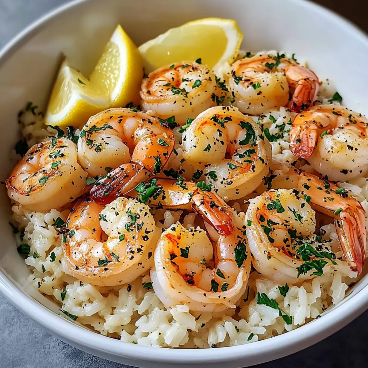 Cremige Garnelenvariation