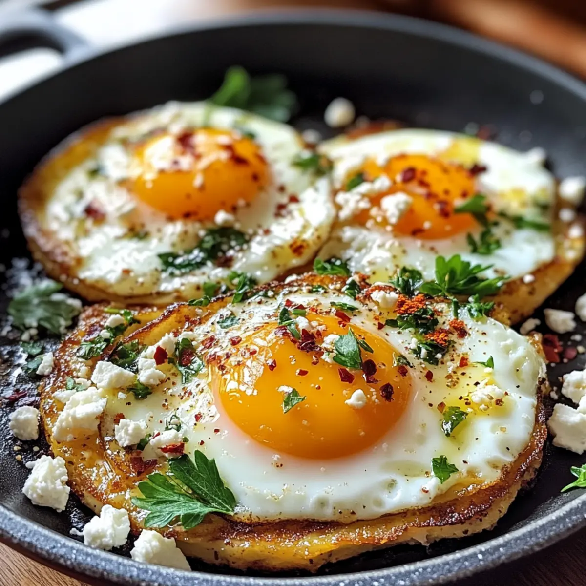 Crispy Feta Fried Eggs l2j53r