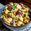Curry-Hähnchensalat mit Trauben