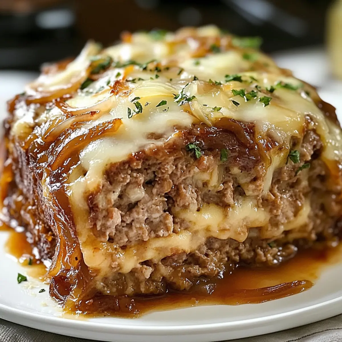 French Onion Meatloaf Recipe eswhie