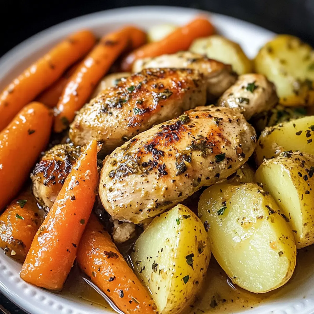 Garlic Butter Chicken and Veggies jobjja
