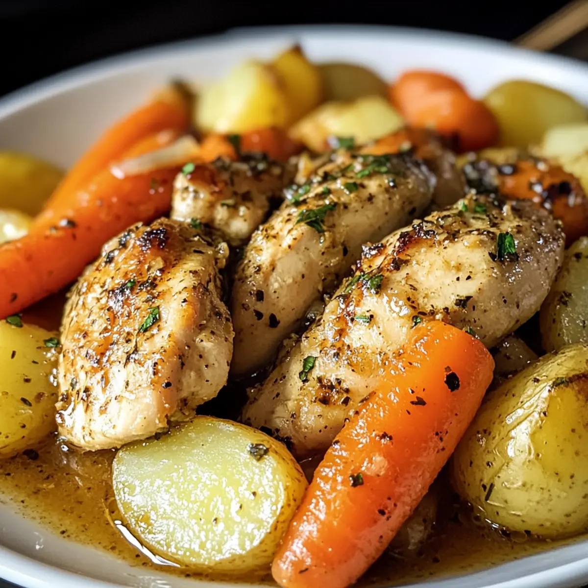 Garlic Butter Chicken and Veggies qmi9gw
