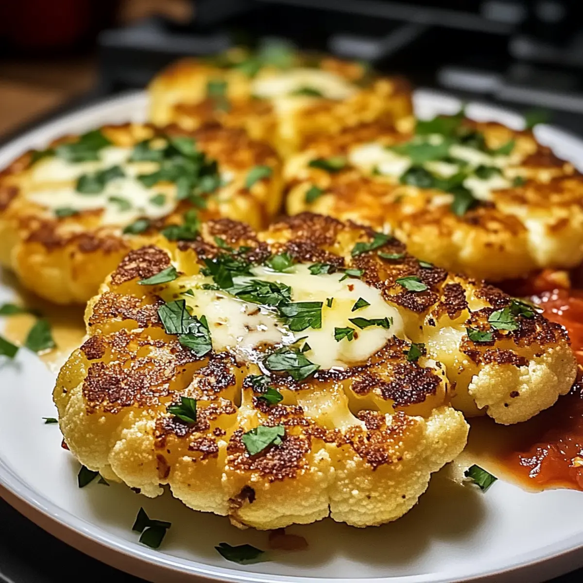 Gebackene Blumenkohlsteaks c9qh2d