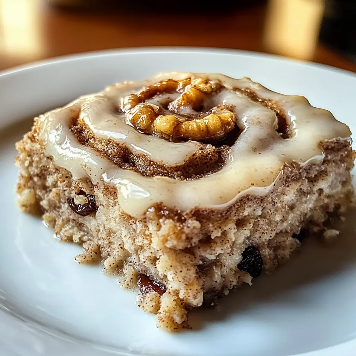 Hohe Protein Zimtschnecken Haferauflauf