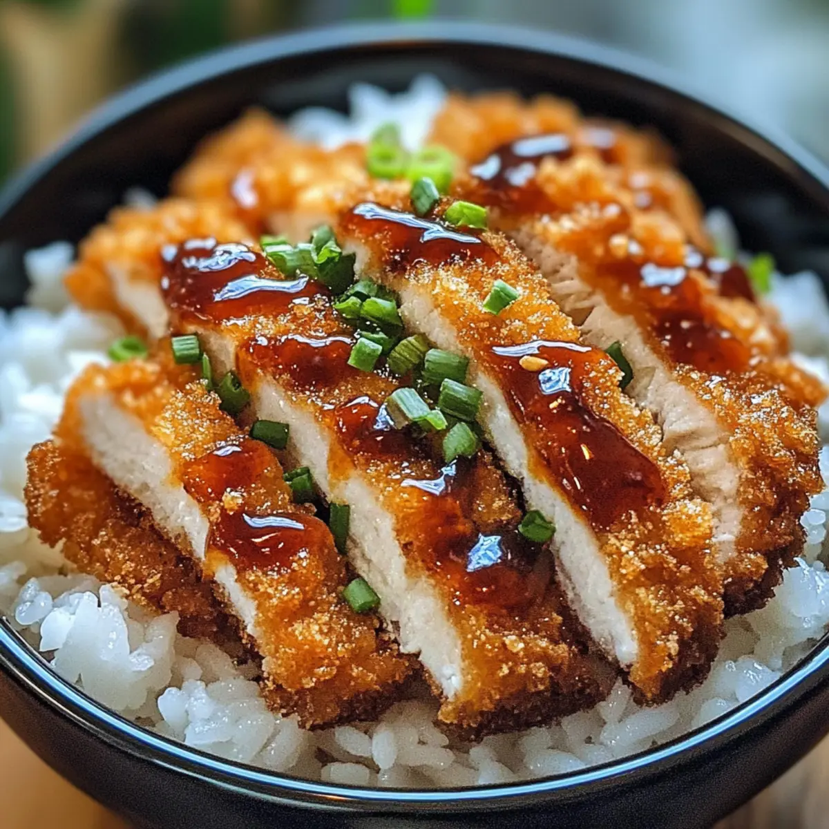 Japanese Katsu Bowls with Tonkatsu Sauce iowb0m