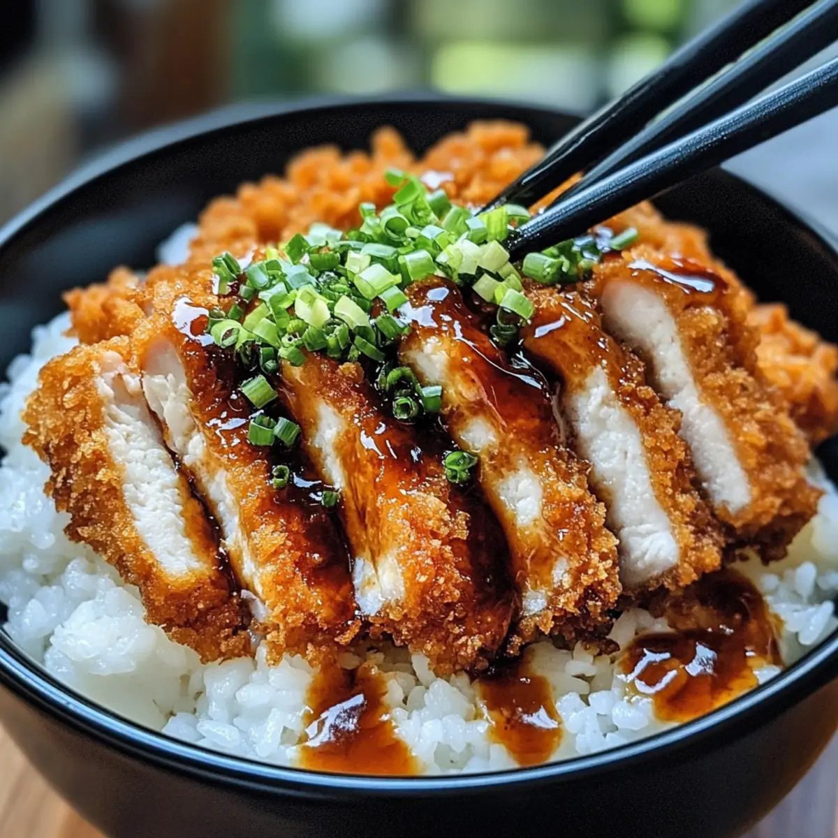 Japanese Katsu Bowls with Tonkatsu Sauce pvi3we