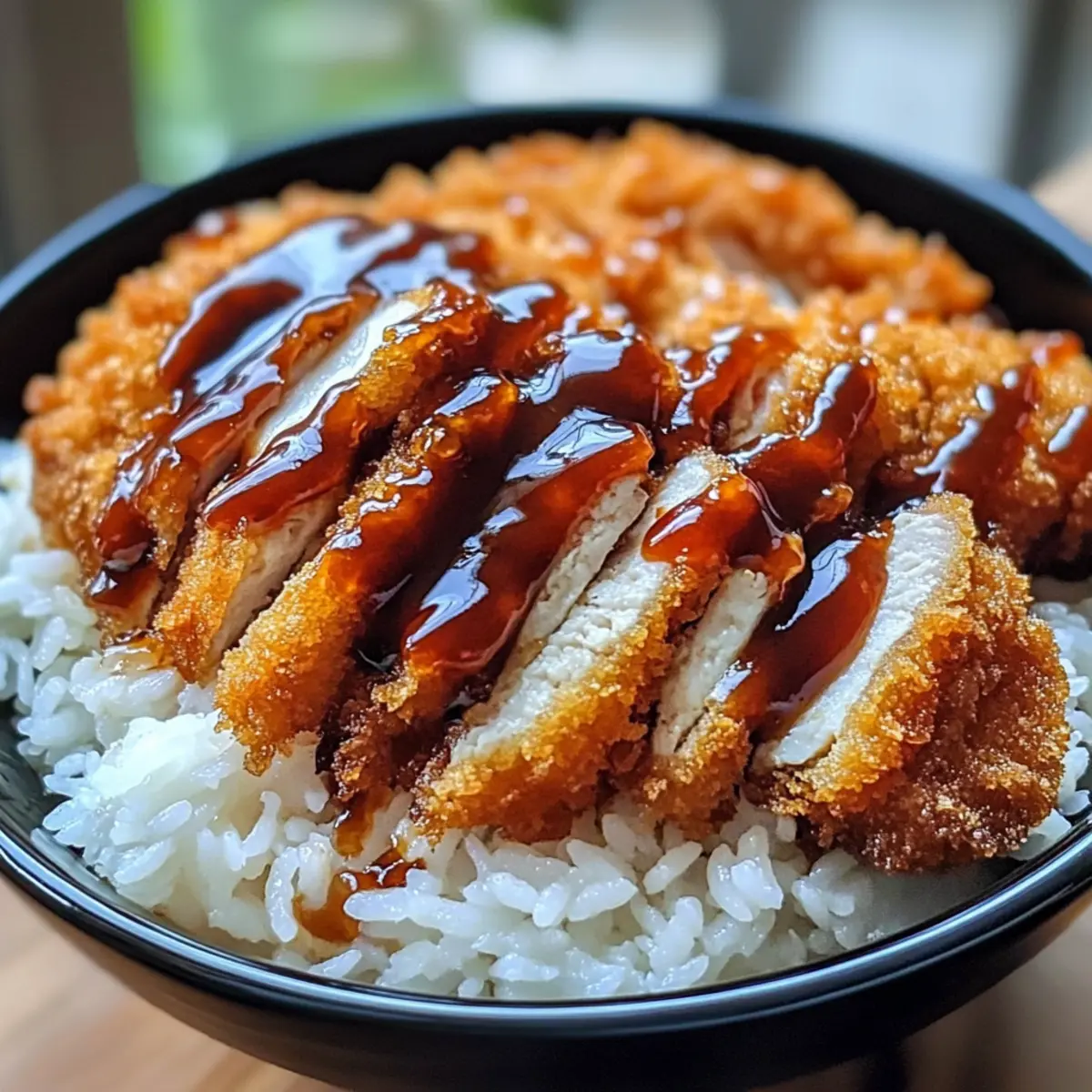 Japanese Katsu Bowls with Tonkatsu Sauce ssudos