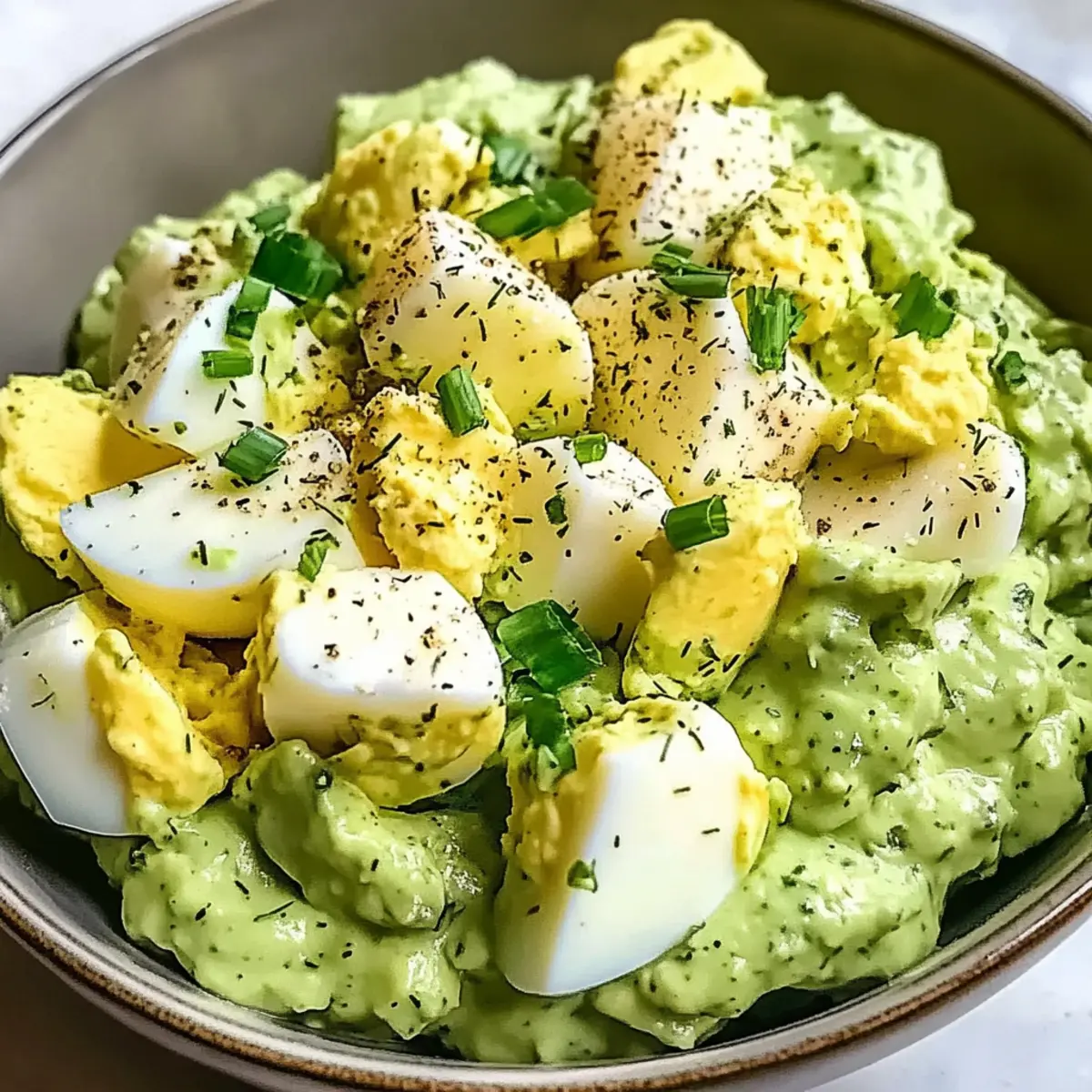 Keto Avocado Eiersalat