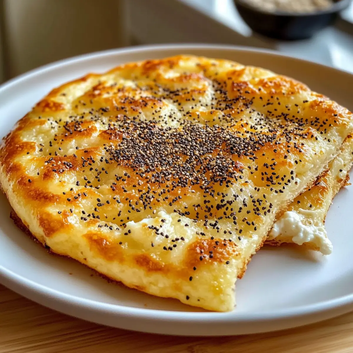 Keto HA¼ttenkA¤se Fladenbrot pschly