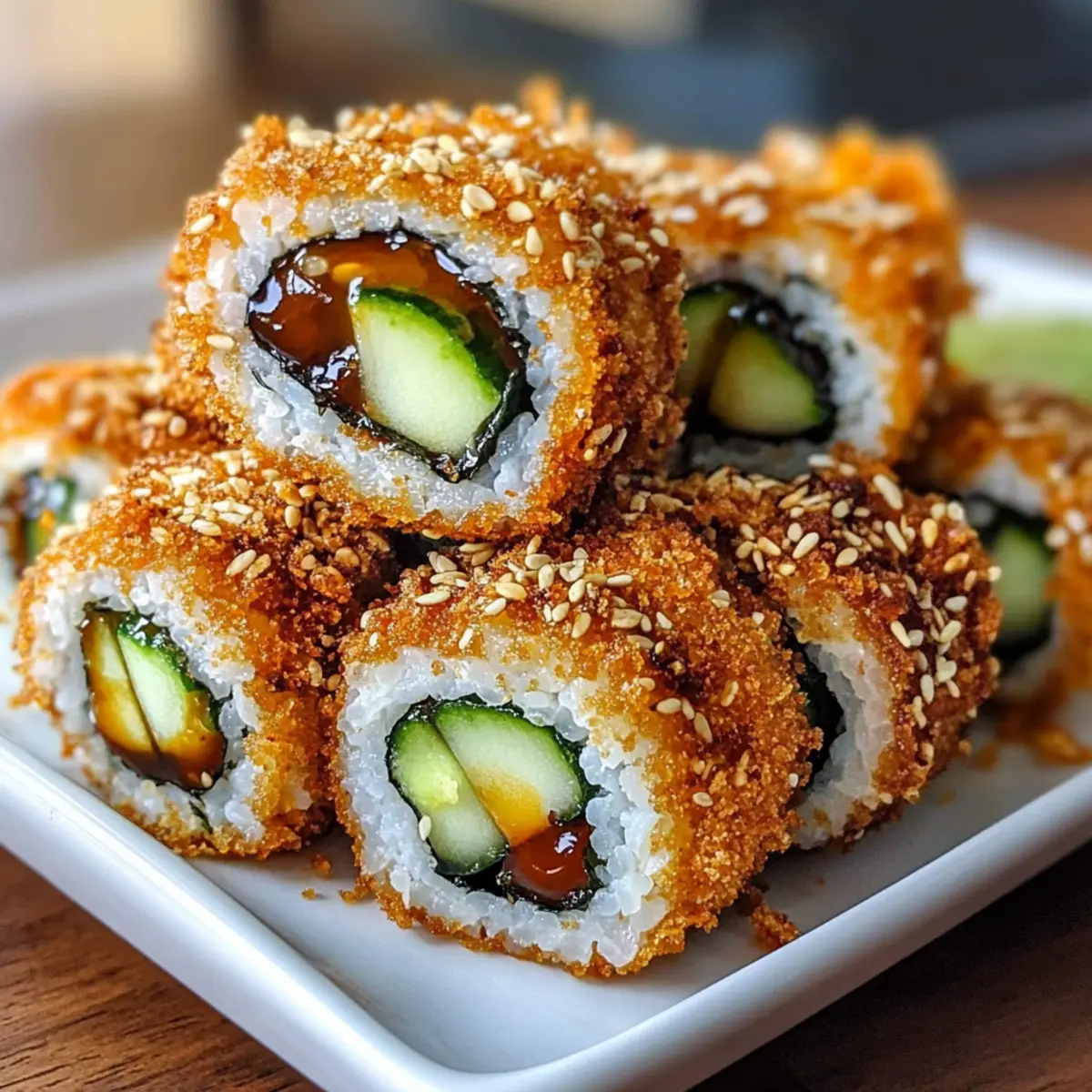 Knusprige Sushi Rollen lqsdvo