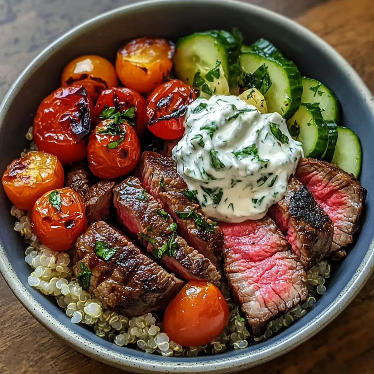 Mediterranean Steak Bowl Recipe o5qrim