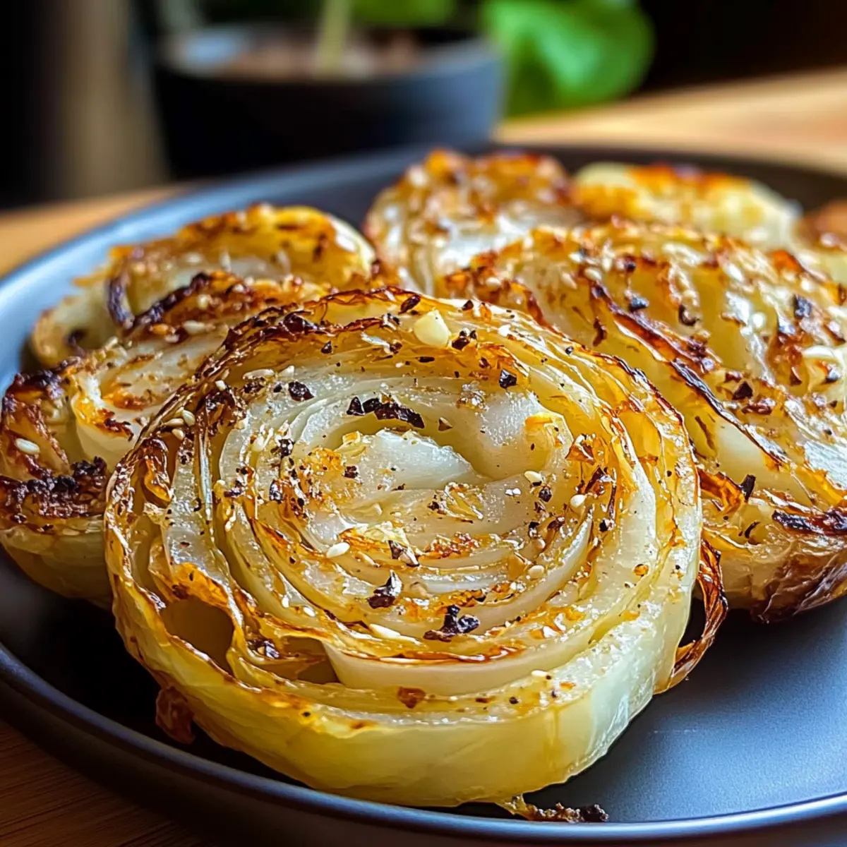 Oven Roasted Garlic Cabbage Steaks k7y73k