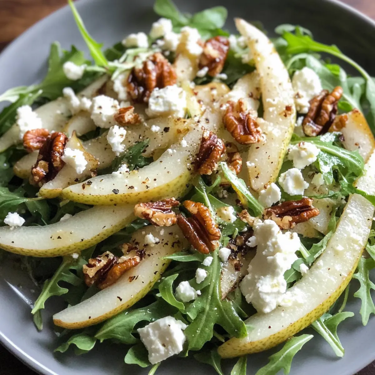 Pear Fennel Arugula Salad mujrko