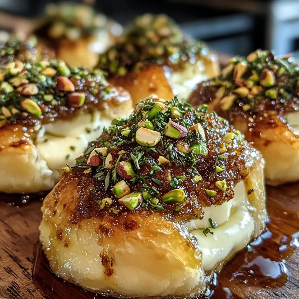 Savory Pistachio Crusted Brie Bites ejr1v7
