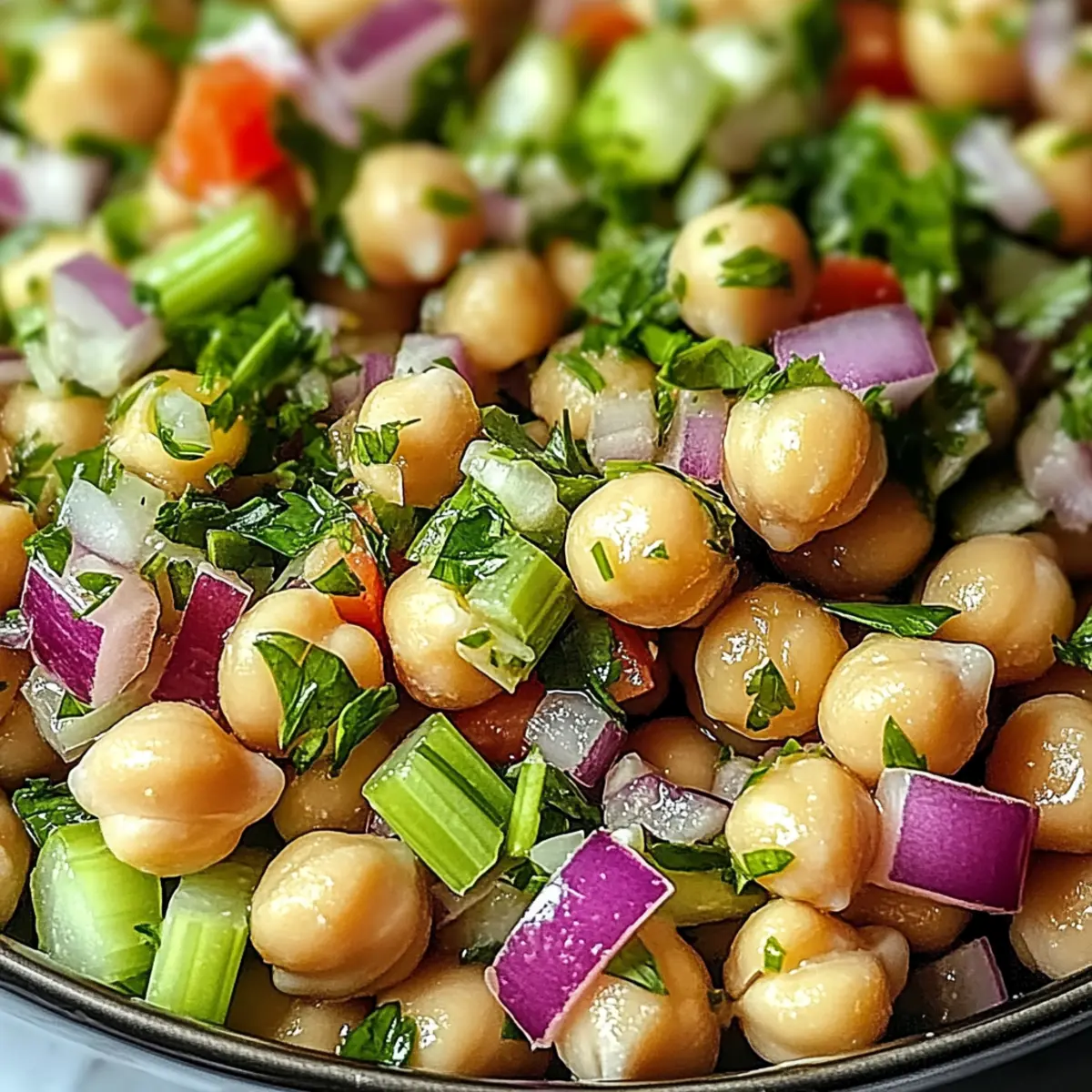 Tahini Zitronen Kichererbsen Salat oerres