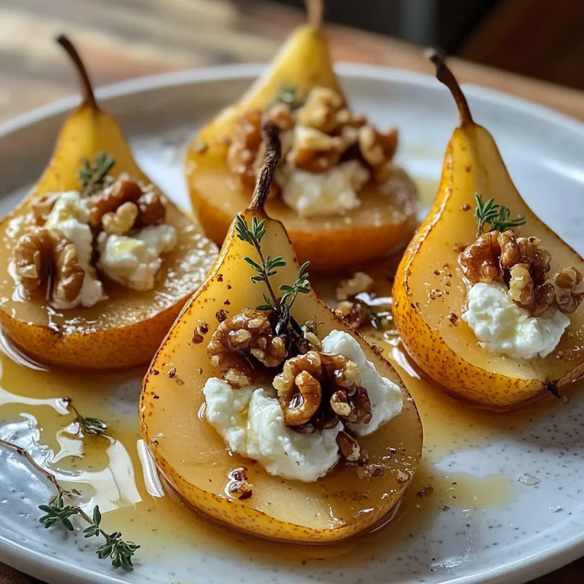 Warme Birnen mit ZiegenkA¤se jswcra