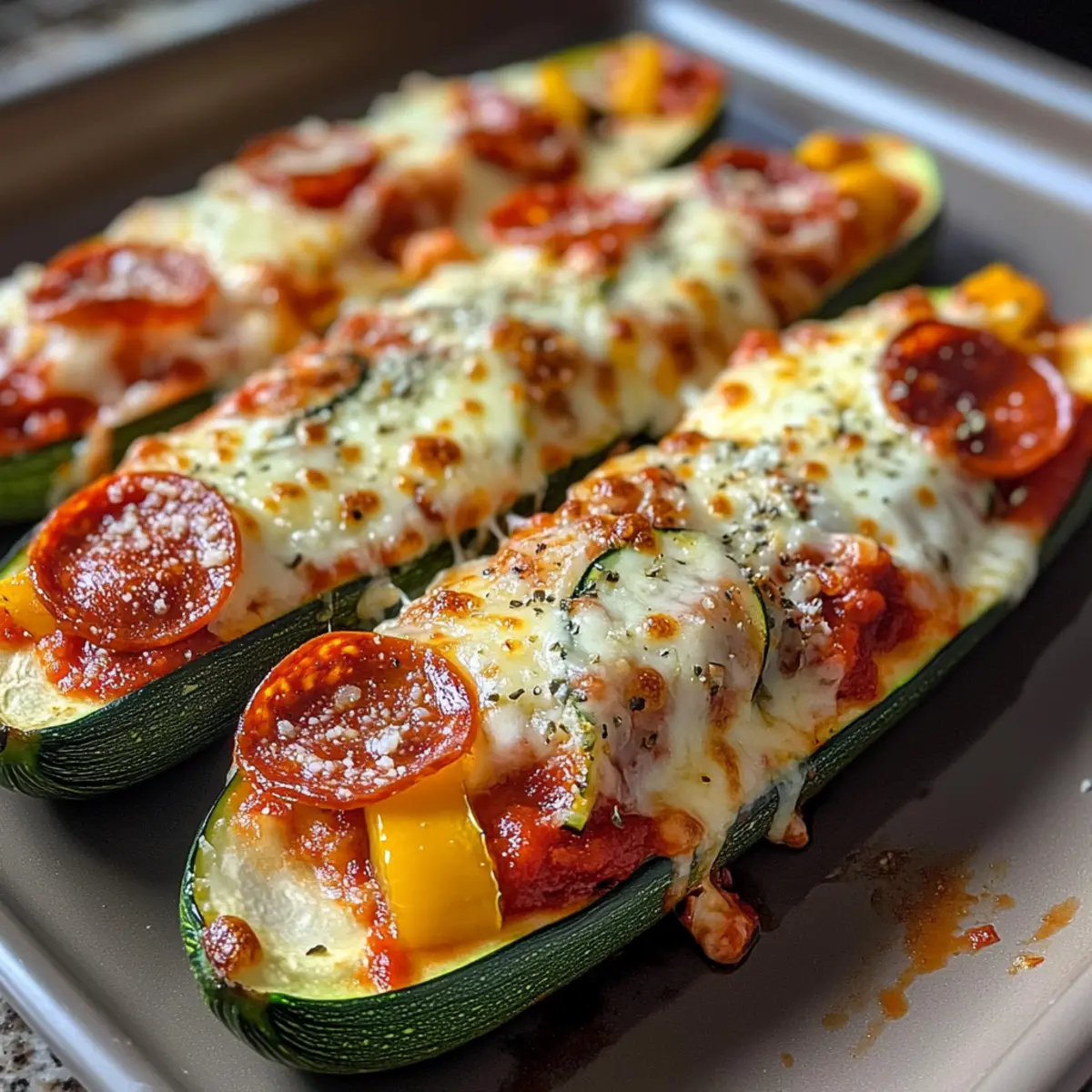 30 Minute Low Carb Cheesy Zucchini Pizza n6piec