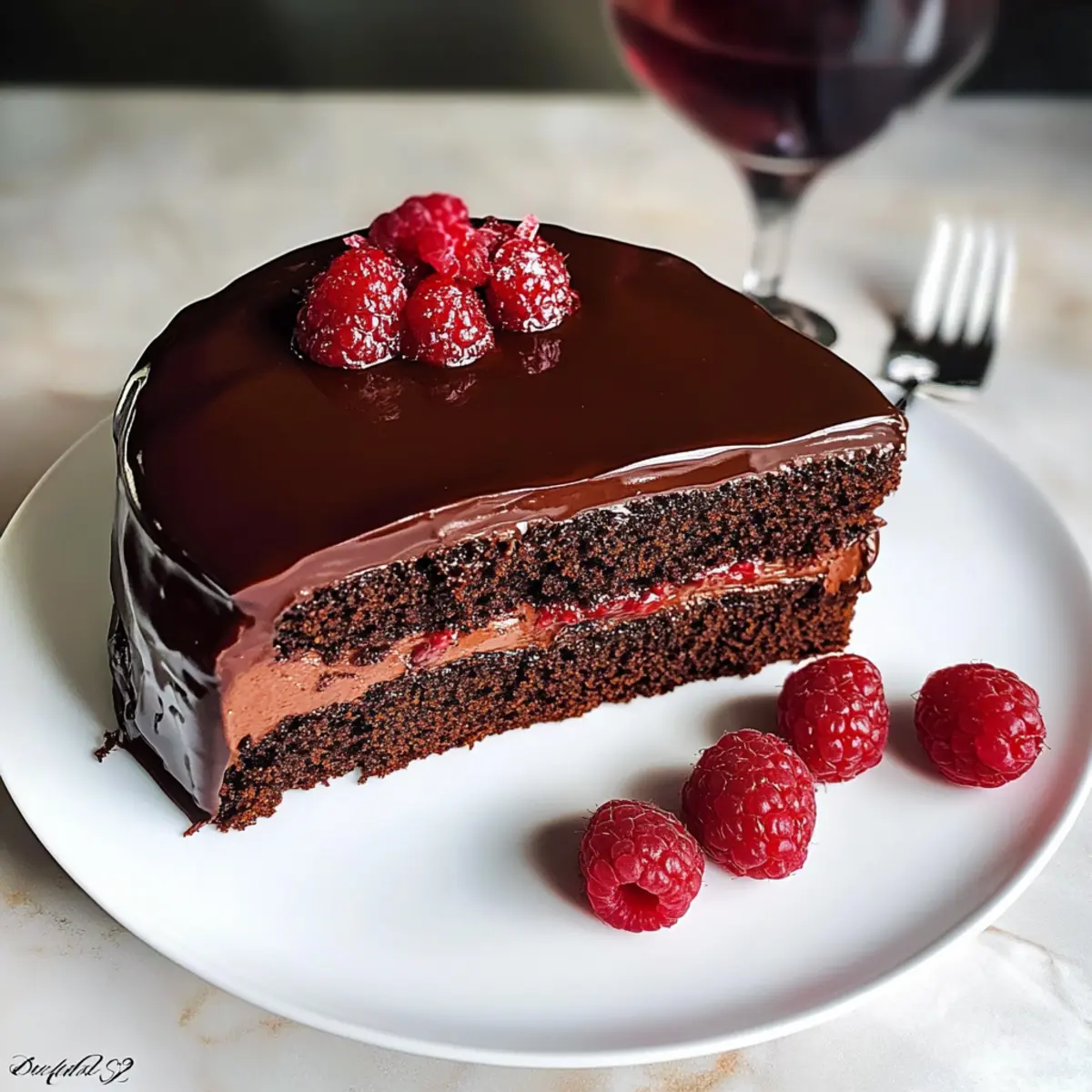 Almondmehl Schokoladenkuchen