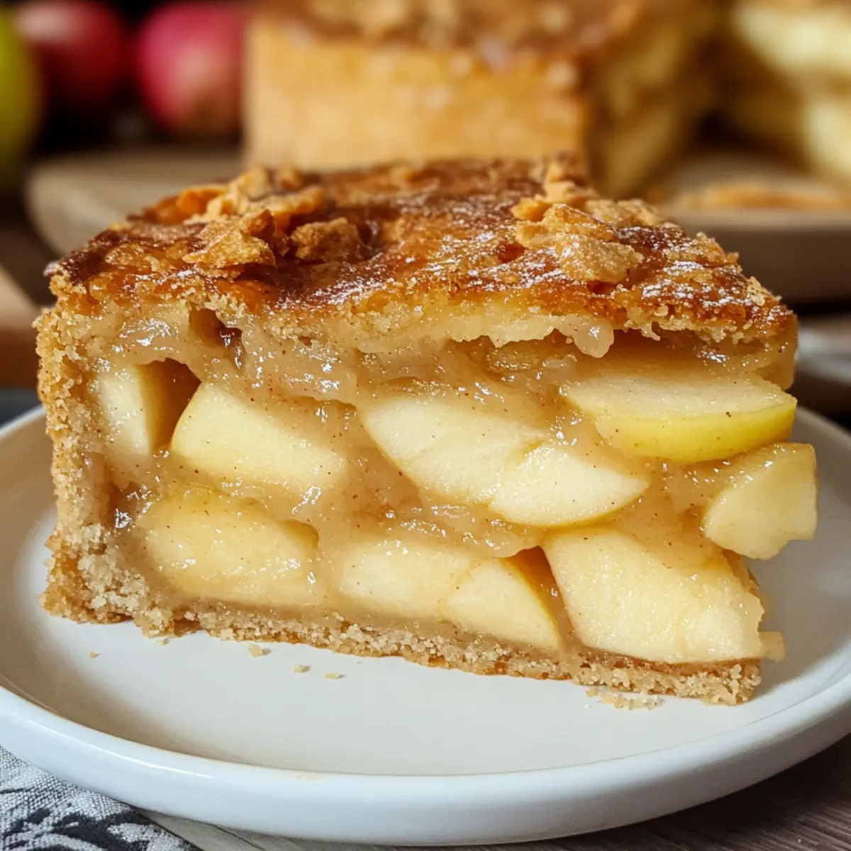 Apfelkuchen mit Pudding cehdyw