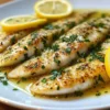 Gebratene Zitronenknoblauch-Tilapia – Leicht, Flockig, Frisch und In Minuten Fertig
