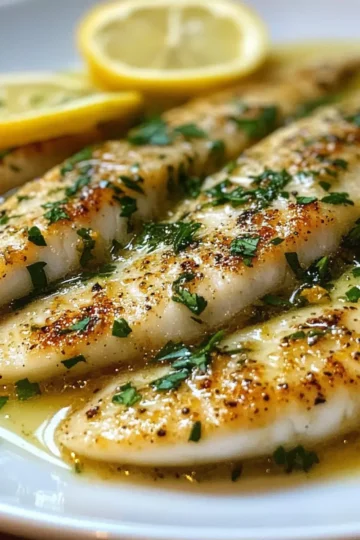 Gebratene Zitronenknoblauch-Tilapia – Leicht, Flockig, Frisch und In Minuten Fertig