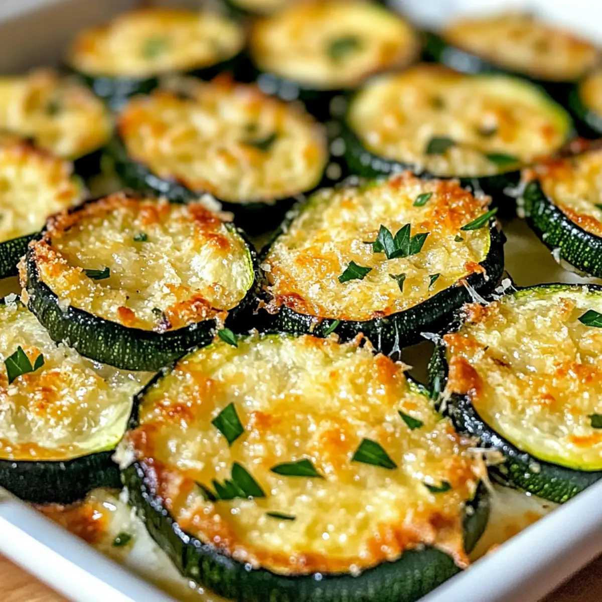 Gebackene Parmesan-Zucchini Rezept