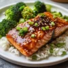 Gebratener Teriyaki-Lachs – Süß, Herzhaft und Perfekt Glasur