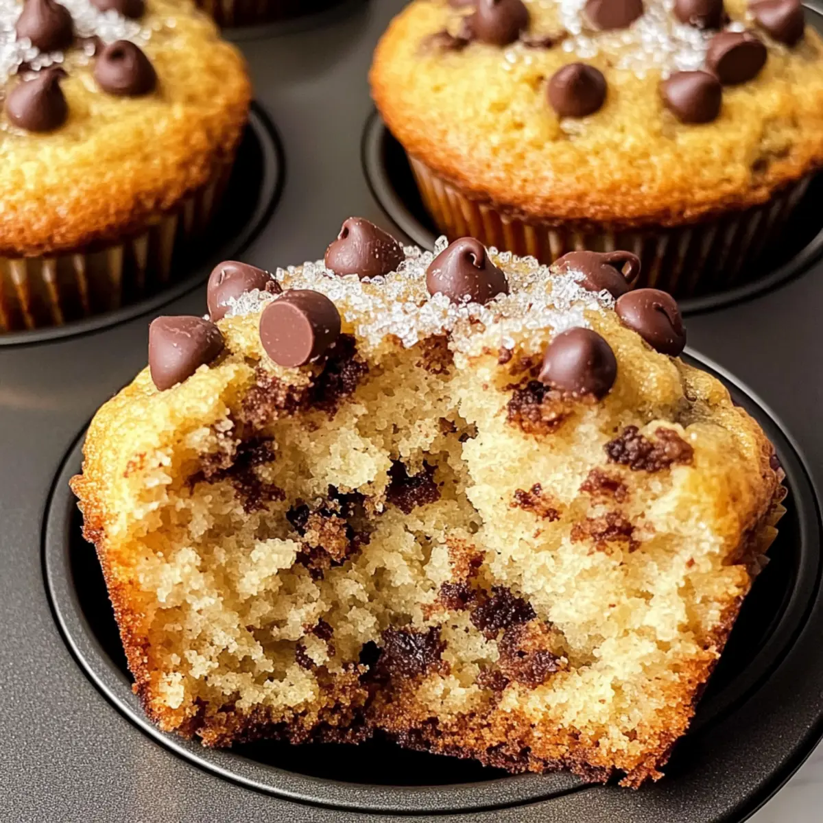 Bakery Style Chocolate Chip Muffins yhggh9