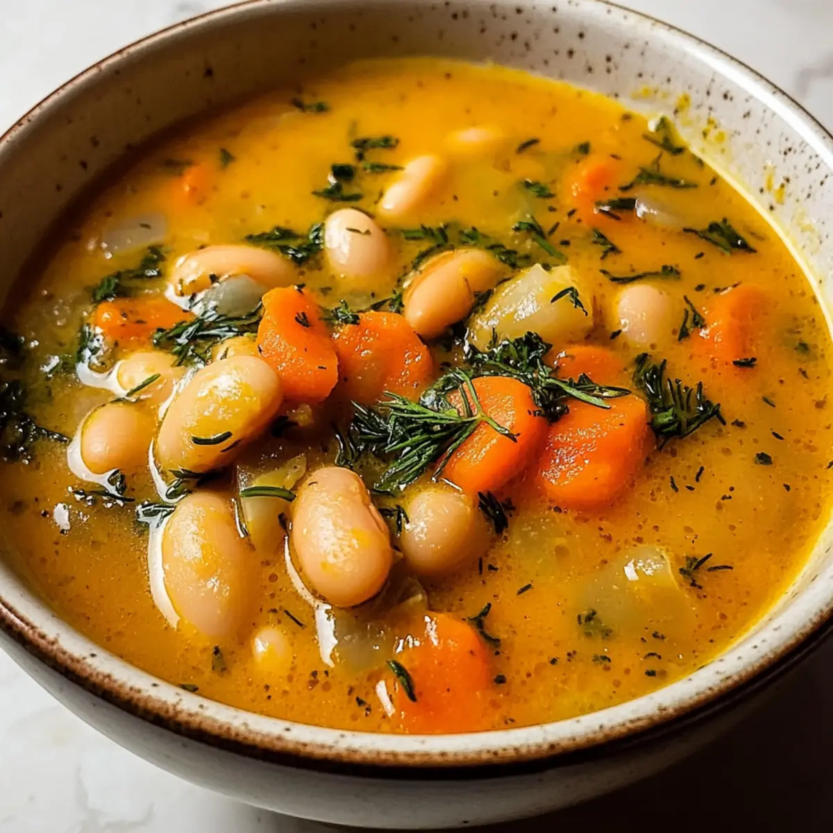 Brothy Carrot Butter Bean Soup hr6m8e