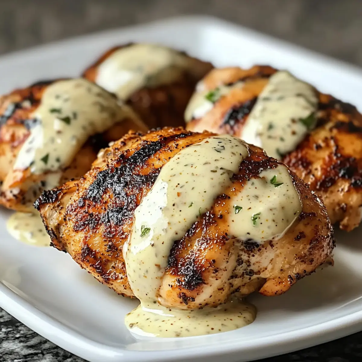Cajun Grilled Chicken with Alabama White Sauce ngbqoe