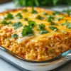 Hühnchen Enchilada Reis Auflauf Rezept (35 Minuten)
