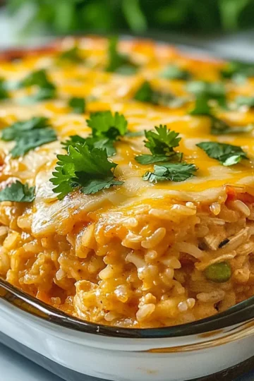 Hühnchen Enchilada Reis Auflauf Rezept (35 Minuten)