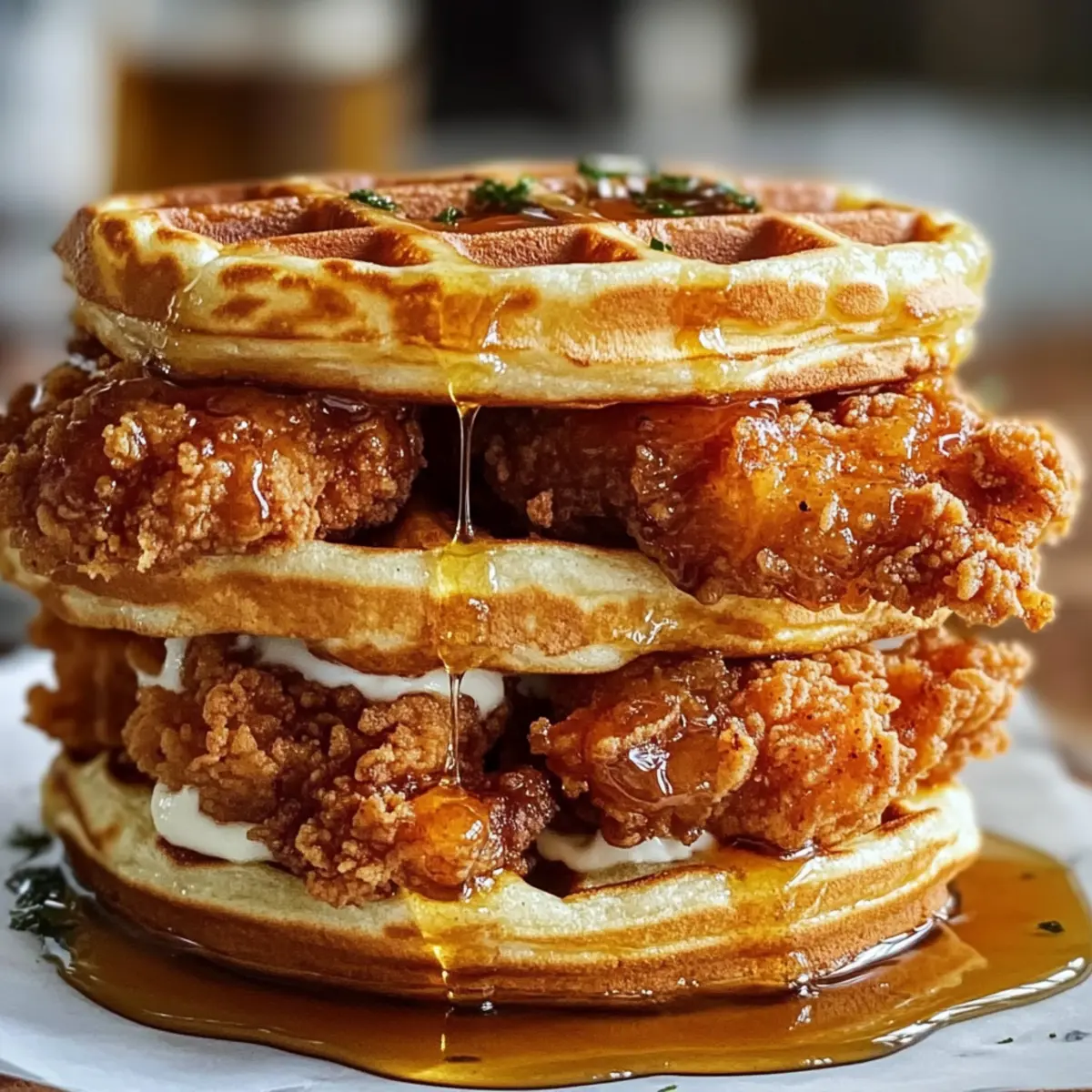 Chicken and Waffles Sliders Recipe mlvazu