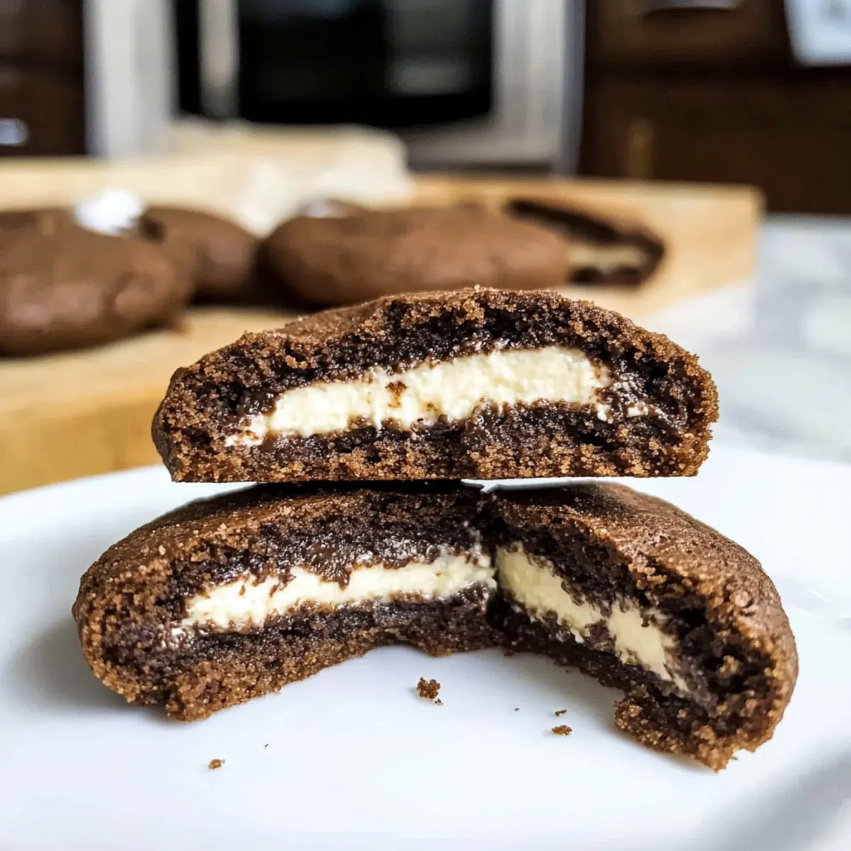Chocolate Cheesecake Cookies grtwgm