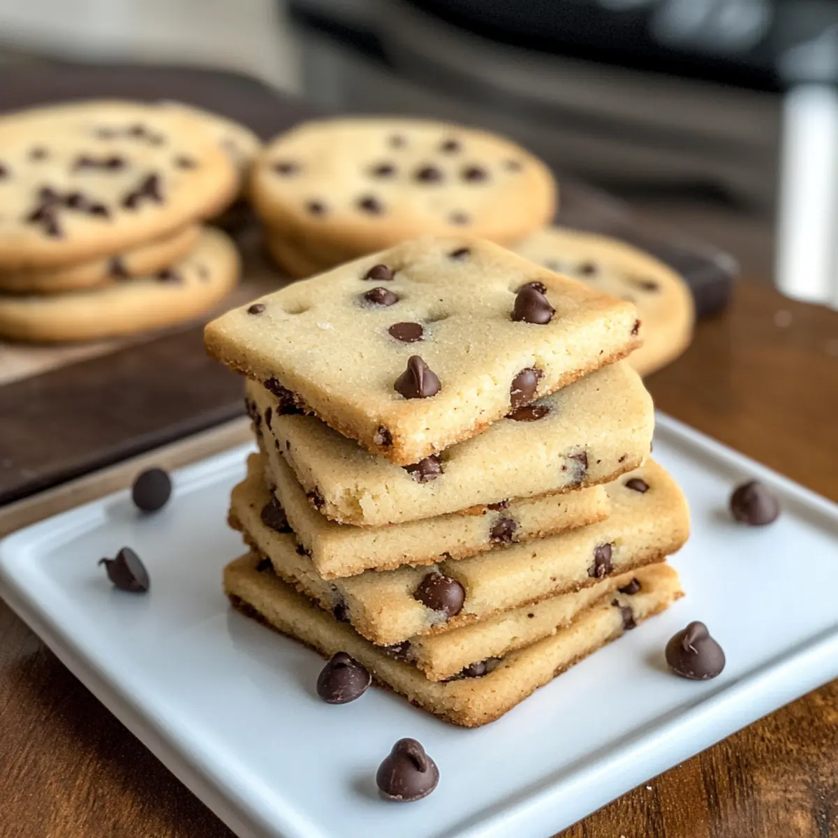 Chocolate Chip Shortbread Cookies seszhv