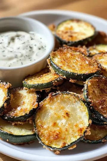 Knusprig gebratene Zucchini mit Knoblauch-Aioli – Goldbraun, Knusprig, Süchtig machend und Perfekt zum Dippen