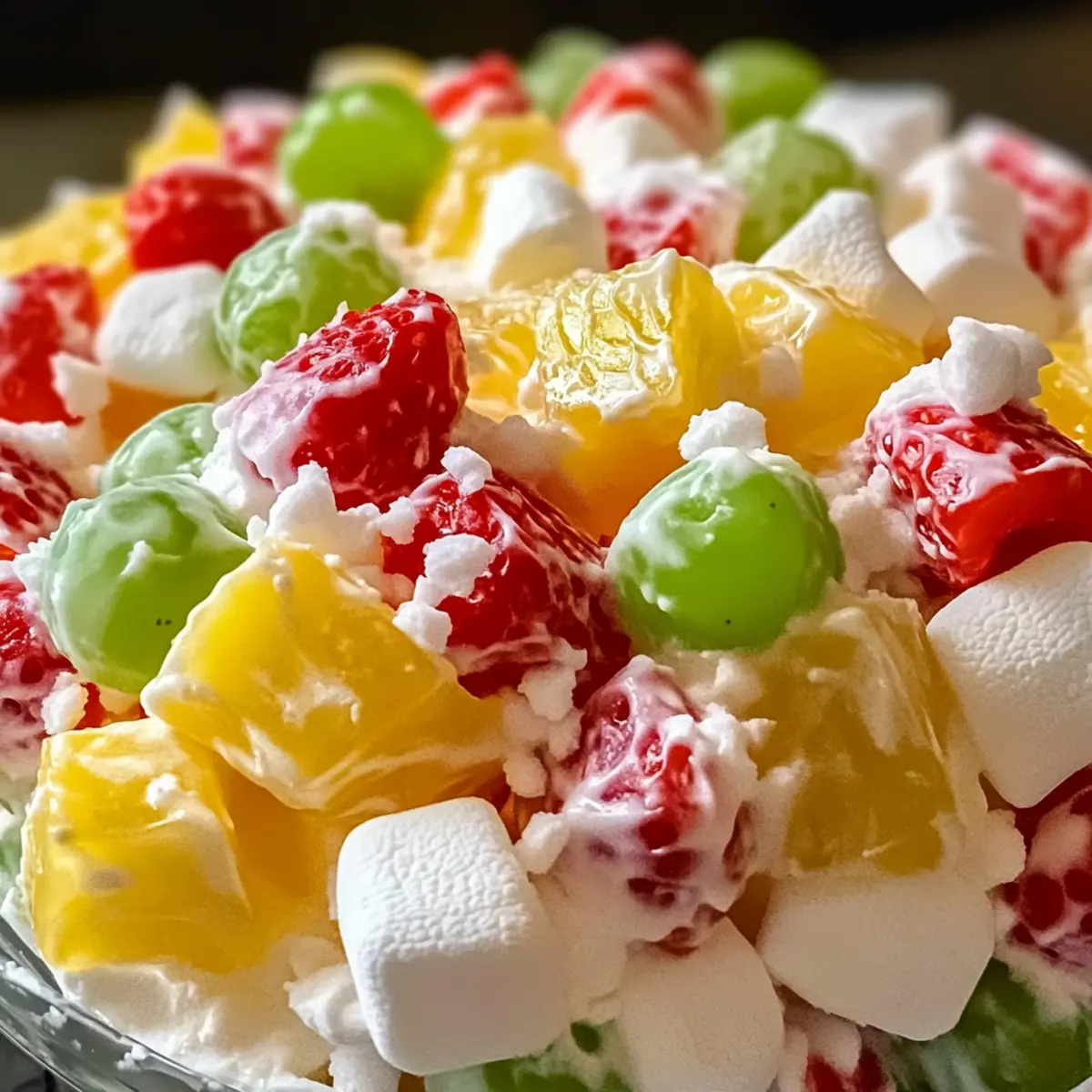 Oster-Frucht-Fluff-Salat Rezept Zutaten: - 1 Dose Mandarinen - 1 Dose Ananas - 1 Tasse Mini-Marshmallows - 1 Tasse Kokosnuss - 1 Tasse Sahne - 1 Tasse Joghurt - 1 Esslöffel Zucker Anleitung: 1. Mandarinen und Ananas abtropfen lassen. 2. In einer großen Schüssel Mandarinen, Ananas, Mini-Marshmallows und Kokosnuss vermengen. 3. In einer anderen Schüssel Sahne, Joghurt und Zucker schlagen, bis sie fest sind. 4. Die Sahne-Mischung vorsichtig unter die Obst-Mischung heben. 5. Kalt servieren.