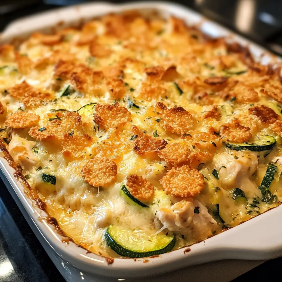 Easy Chicken Zucchini Casserole Recipe huckil