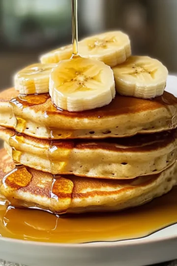 Einfache Fluffige Bananenpfannkuchen Rezept