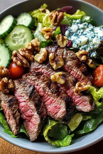 Einfache gegrillte Steak-Salat: Die perfekte sommerliche proteinreiche Mahlzeit