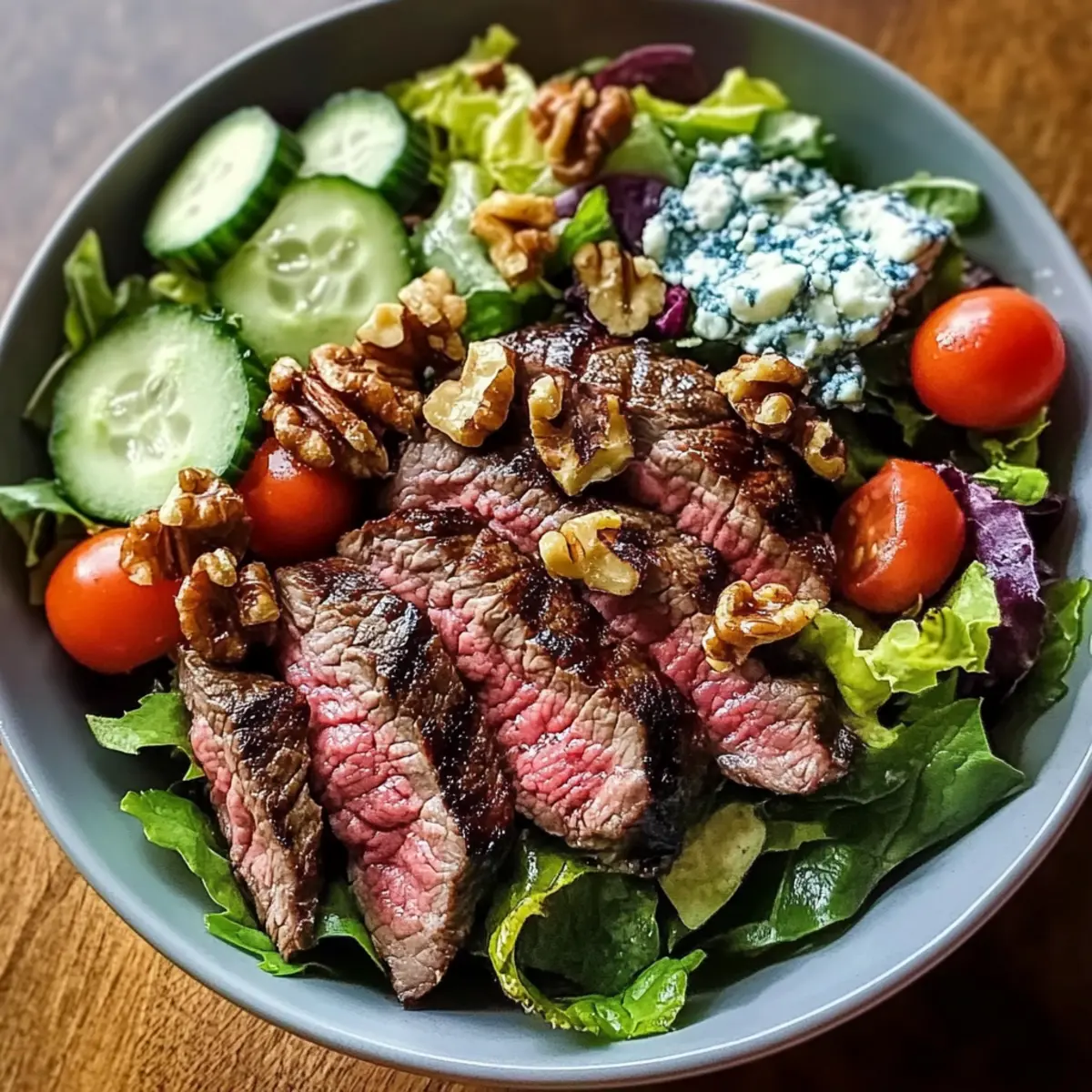 Einfache gegrillte Steak-Salat: Die perfekte sommerliche proteinreiche Mahlzeit